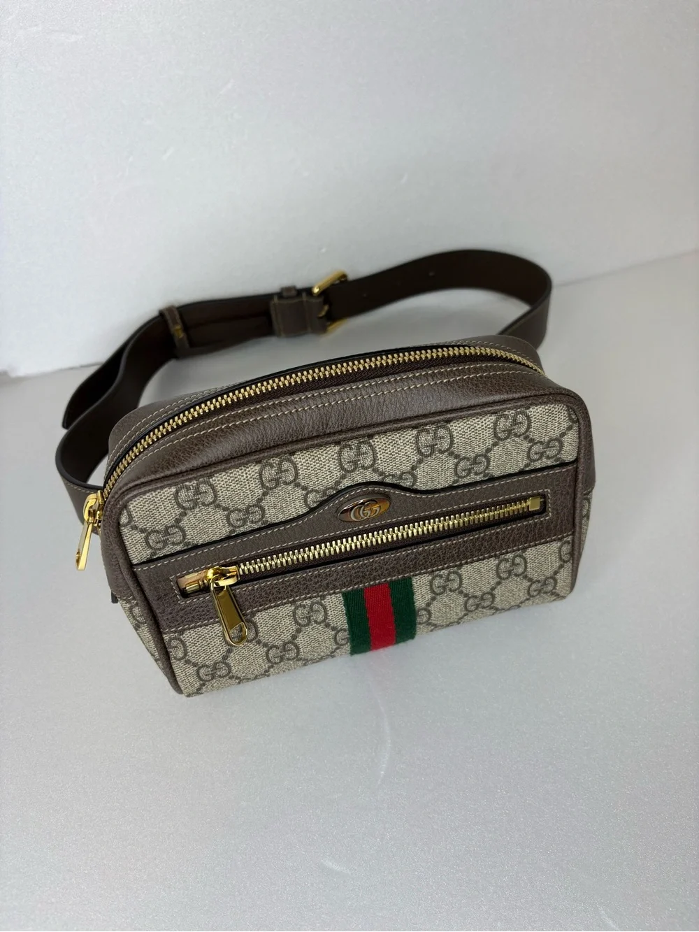 Gucci Brown GG Pouch